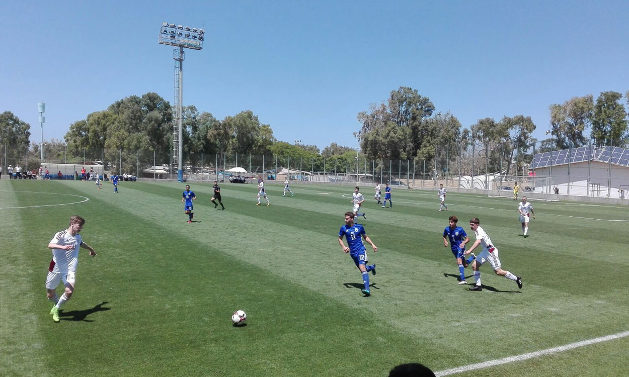 נבחרת הנערים ניצחה 2-3 את לטביה